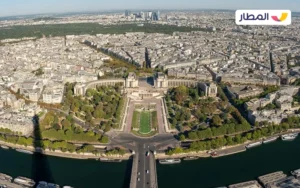 The view of Paris from the top of the Eiffel Tower 2