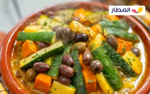 Moroccan chicken tagine with greens and courgettes 2