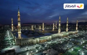 The Prophet's mosque in the city